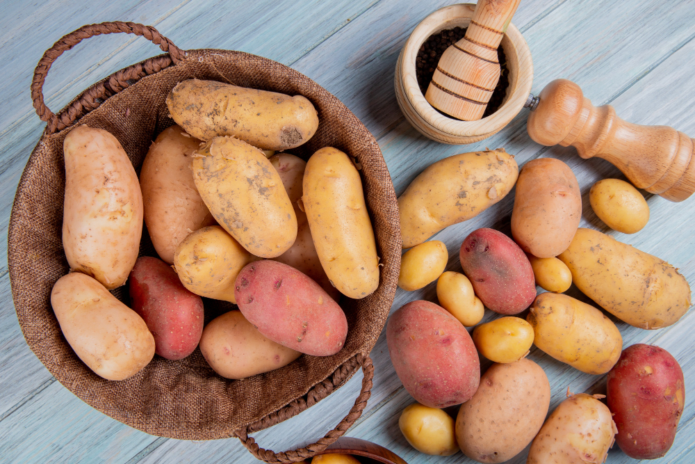 As diferenças e as semelhanças de alguns alimentos que são confundidos ou comparados, como batata e batata-doce, mandioca e mandioquinha, laranja e tangerina, etc.